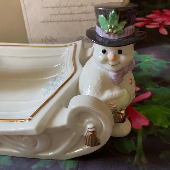 Lenox Collections The Snowman Candy Tray - Picture 5 of 10